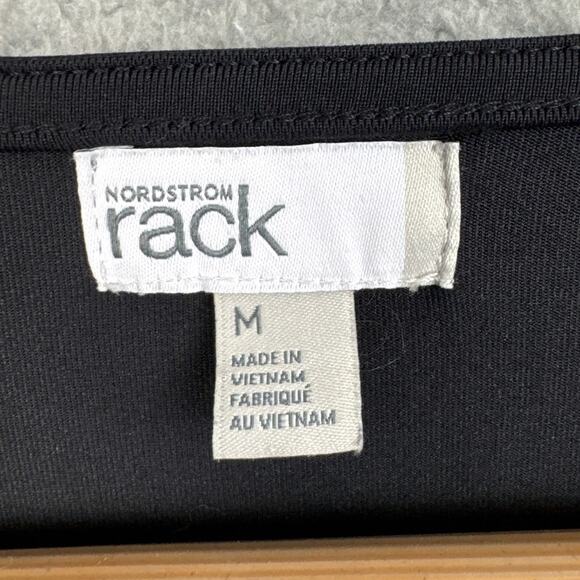 Nordstrom Rack Women's Scuba Double Knit Tee Shirt Deep Square Neck Size M - Picture 5 of 6